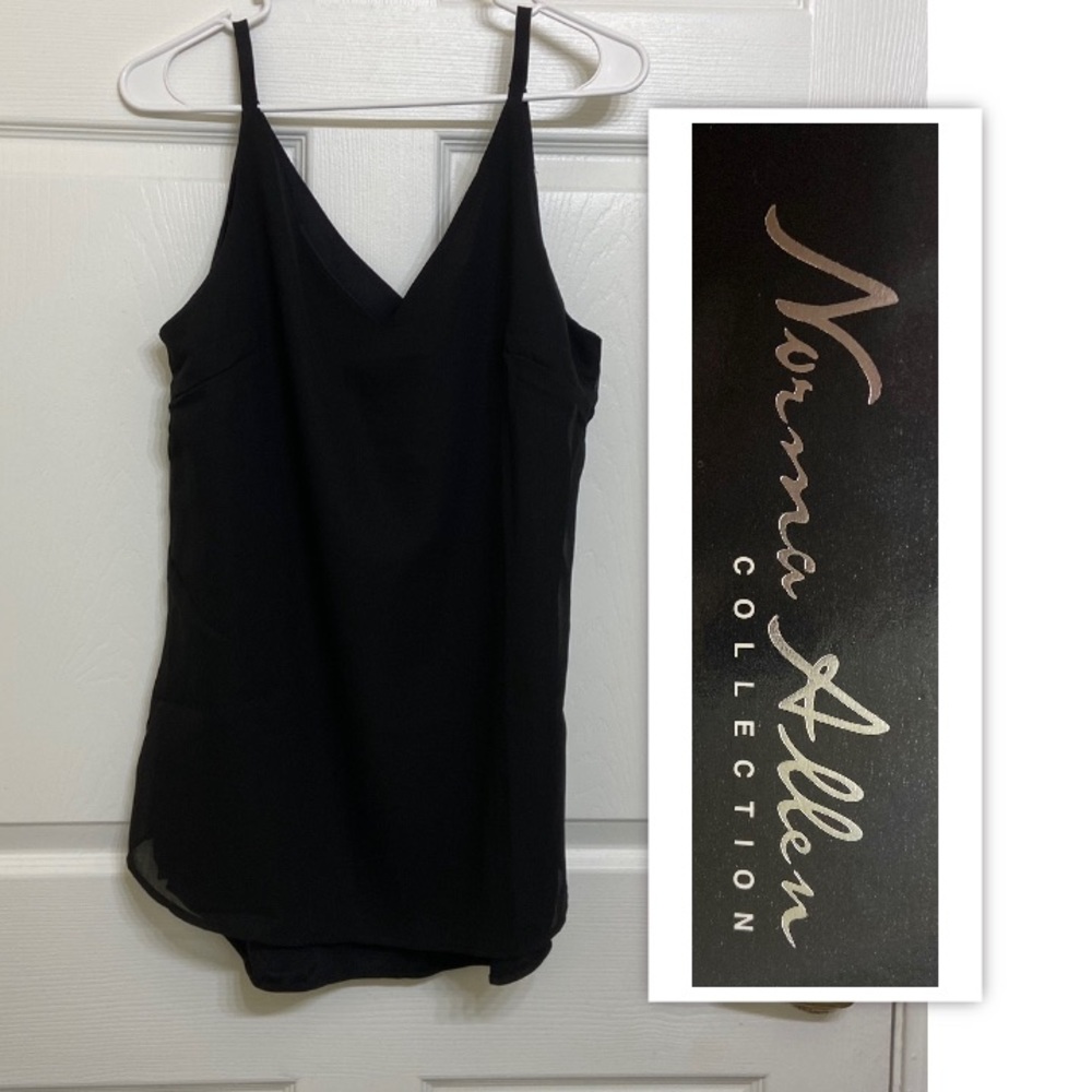Norma Allen Black Cami Tank